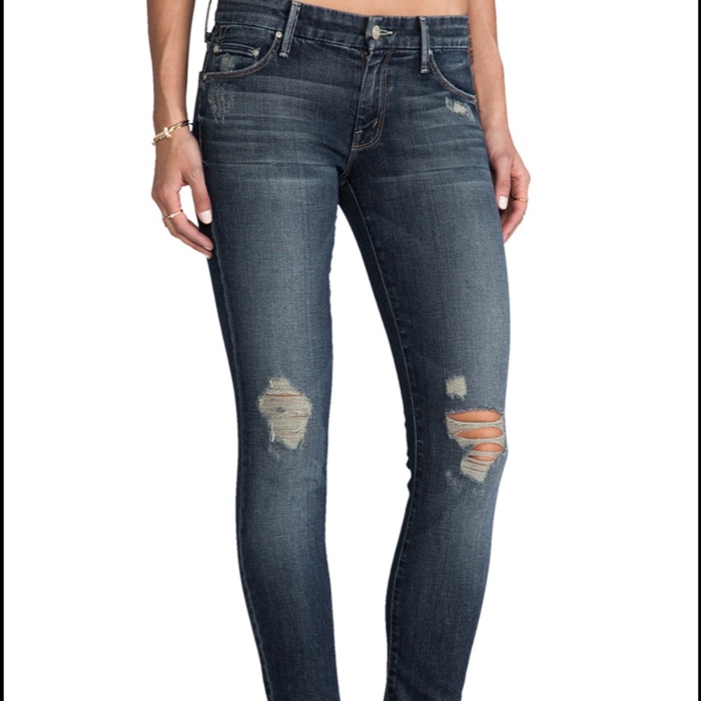 Mother The Looker Sz 26 Tarnished Distressed